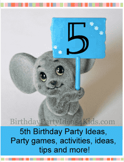 5th birthday party ideas for five year olds