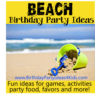 beach birthday party ideas