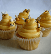 bumblebee cupcakes for a bumble bee party theme
