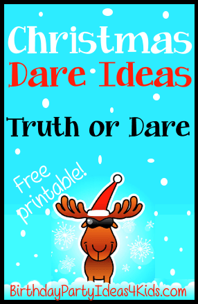 Christmas Dares for the Truth or Dare Game