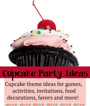 cupcake birthday party ideas, games, activities and fun ideas