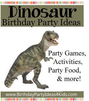 Dinosaur Theme Birthday Party Ideas