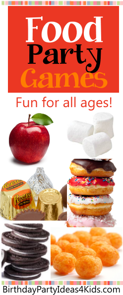 Food Party Games for kids, tweens, teens and adults