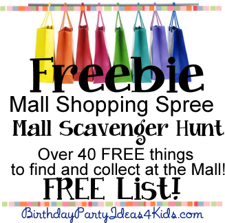 Freebie Mall Shopping Spree