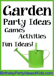 Garden birthday party ideas for kids