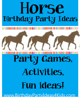 Horse Birthday Party Ideas