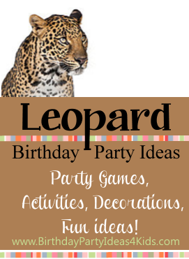 Leopard Birthday Party Theme