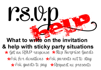 what to write on the invitation plus rsvp help