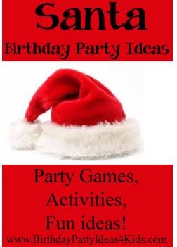Santa Birthday Party Ideas