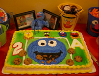 Sesame street cake