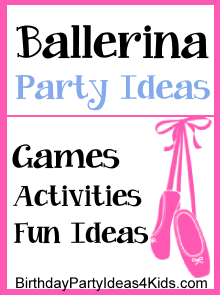 Ballerina Birthday Party Theme