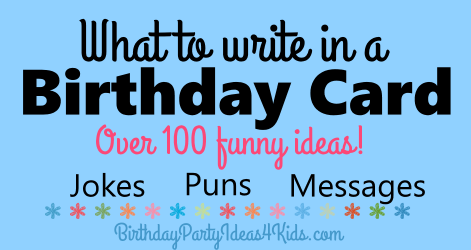 What to write in a birthday card