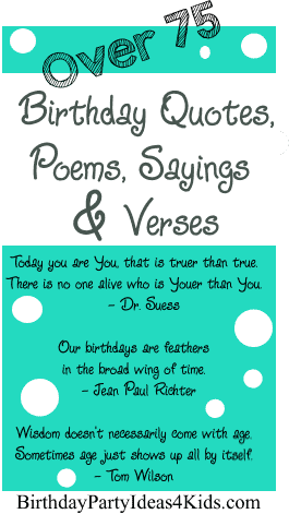 Happy Birthday Wishes Quotes Poems And Sayings