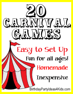 Carnival games and activities for kids parties