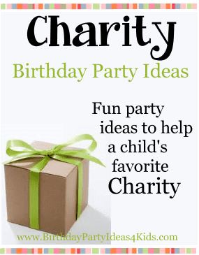 Charity Birthday Party Ideas for Kids