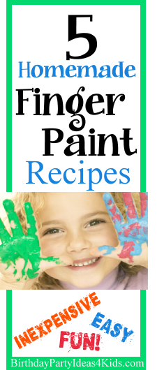 Easy Homemade Finger Paint Recipes for Kids