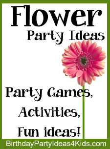 Flower Birthday Party Theme Ideas