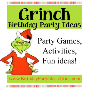 Grinch Birthday Party Ideas