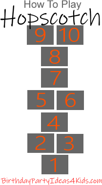 hopscotch board