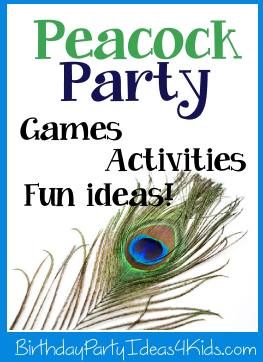 Peacock party ideas