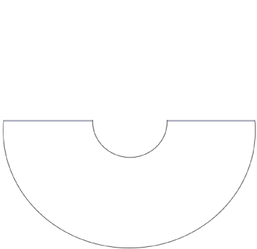 half circle template
