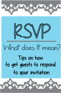 Define Rsvp On Invitations 7