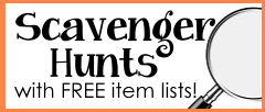 scavenger hunts and treasure hunts with free lists