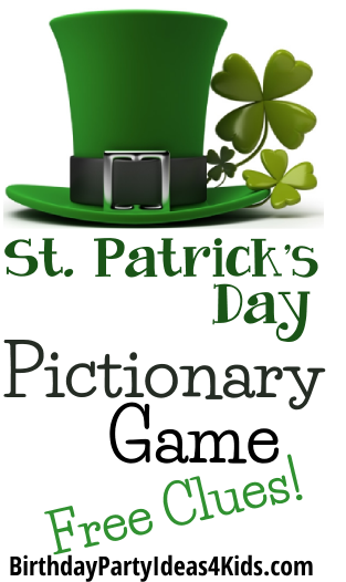 St. Patrick's Day Pictionary Game