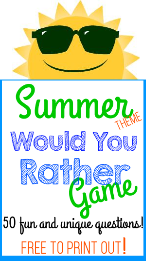 Summer Would You Rather Questions The Best Ideas For Kids, 45% OFF