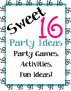 Sweet 16 Party Games