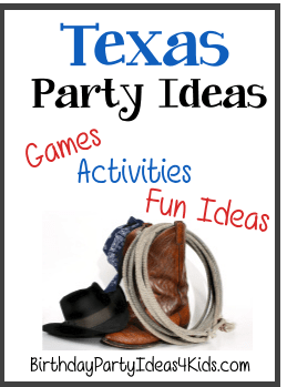 Texas themed birthday party ideas