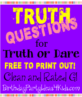 Truth Questions For The Game Of Truth Or Dare