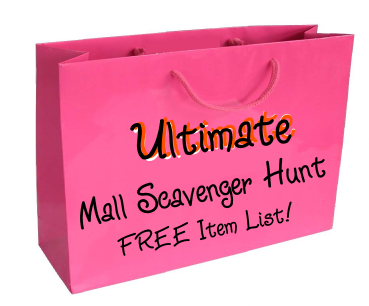 Ultimate Mall Scavenger Hunt List